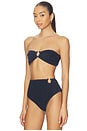 view 2 of 4 Terry Seawaters Bikini Top in Navy