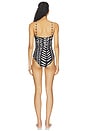 view 3 of 4 MAILLOT DE BAIN 1 PIÈCE WHISPERING TIDES in Black & Ecru