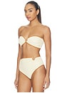 view 2 of 5 HAUT DE MAILLOT DE BAIN CRINKLE SEAWATERS in Ecru