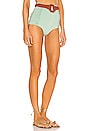 view 2 of 5 Captivation Bikini Bottom With Belt in Mint