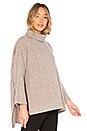 view 2 of 4 Poncho in Beige Chine
