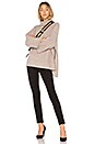 view 4 of 4 Poncho in Beige Chine