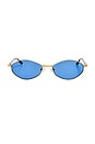 view 1 of 3 GAFAS DE SOL in Light Gold, Black, & Navy