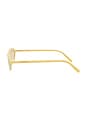 view 3 of 3 Oval Sunglasses in Butter, Light Gold, & Yellow