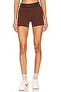 view 1 of 4 Sport Legging Shortie in Cacao Wow & Black