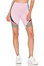 view 1 of 4 Heatwave Biker Short in Arctic Pink