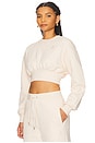 view 2 of 5 Flight Fleece Cropped Sweatshirt in Guava Ice