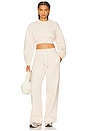 view 4 of 5 Flight Fleece Cropped Sweatshirt in Guava Ice