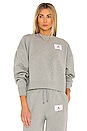 view 1 of 4 Flight Fleece Crew Sweatshirt in Dark Grey Heather