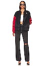 view 4 of 4 CHAQUETA RENEGADE in Black, Gym Red, & White