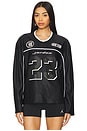 view 1 of 4 Long Sleeve Jersey Top in Black