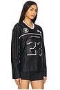 view 2 of 4 Long Sleeve Jersey Top in Black