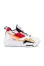 view 1 of 6 Zoom '92 Sneaker in White, Black, Siren Red & University Gold