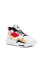 view 2 of 6 Zoom '92 Sneaker in White, Black, Siren Red & University Gold
