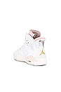 view 3 of 6 ZAPATILLA DEPORTIVA AIR JORDAN 6 RETRO in White, Metallic Gold, Barely Rose, & Sail