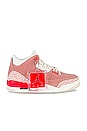 view 1 of 7 Air Jordan 3 Retro Sneaker in Sail, Crimson, Rust Pink, & White