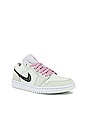 view 2 of 7 ZAPATILLA DEPORTIVA AIR JORDAN 1 LOW in Barely Green, Black, Light Arctic Pink, & White