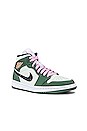view 2 of 6 ZAPATILLA DEPORTIVA AIR JORDAN 1 MID in Dutch Green, & Black Barely Green
