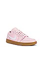 view 2 of 6 Air Jordan 1 Low Sneaker in Arctic Pink, White Gum, & Light Brown