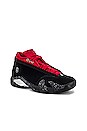 view 2 of 6 SNEAKERS AIR JORDAN 14 RETRO LOW in Black, Gym Red, & Metallic Silver