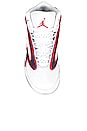 view 4 of 6 Air Jordan OG in White, University Red, Midnight Navy, & White