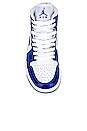 view 4 of 6 ZAPATILLA DEPORTIVA AIR JORDAN 1 MID in White & Kentucky Blue