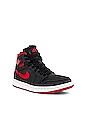 view 2 of 6 Air Jordan 1 Zoom Air Comfort Sneaker in Black, University Red, & White