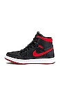 view 5 of 6 Air Jordan 1 Zoom Air Comfort Sneaker in Black, University Red, & White