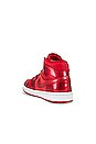 view 3 of 6 Air Jordan 1 Mid in University Red, Pomegranate & Red