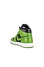 view 3 of 6 Air Jordan 1 Mid Sneaker in Black, Altitude Green, & Sail