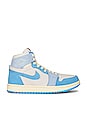 view 1 of 6 Air Jordan 1 Zoom Comfort 2 Sneaker in Phantom, University Blue, Ice Blue, & Gym Red in Phantom, University Blue, Ice Blue & Gym Red