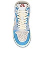 view 4 of 6 Air Jordan 1 Zoom Comfort 2 Sneaker in Phantom, University Blue, Ice Blue, & Gym Red in Phantom, University Blue, Ice Blue & Gym Red