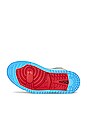 view 6 of 6 Air Jordan 1 Zoom Comfort 2 Sneaker in Phantom, University Blue, Ice Blue, & Gym Red in Phantom, University Blue, Ice Blue & Gym Red