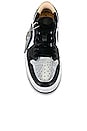view 4 of 7 Air Jordan 1 Elevate Low Sneaker in Metallic Silver, Black, White, & White Onyx