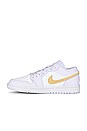 view 5 of 6 Air Jordan 1 Low Sneaker in Barely Grape, Lemon Wash, & White in Barely Grape, Lemon Wash & White