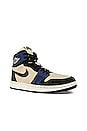view 2 of 6 SNEAKERS AIR JORDAN 1 ZOOM COMFORT 2 in Muslin, Black, Blackened Blue, Coconut Milk