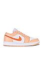 view 1 of 6 Air Jordan 1 Low Sneaker in Sunset Haze, Bright Citrus, & White in Sunset Haze, Bright Citrus & White