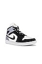 view 2 of 6 ZAPATILLA DEPORTIVA AIR JORDAN 1 MID in Sail, Black, & Light Steel Grey