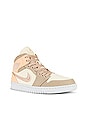 view 2 of 6 ZAPATILLA DEPORTIVA AIR JORDAN 1 MID in Muslin, Desert, Celestial Gold, & Sail