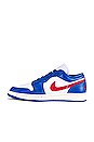 view 5 of 6 Air Jordan 1 Low Sneaker in Sport Blue, Gym Red, White, & Sail