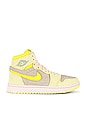 view 1 of 6 Air Jordan 1 Zoom Comfort 2 Sneaker in Citron Tint, Dynamic Yellow, & Muslin