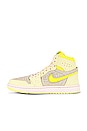 view 5 of 6 Air Jordan 1 Zoom Comfort 2 Sneaker in Citron Tint, Dynamic Yellow, & Muslin