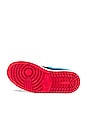 view 6 of 6 Air Jordan 1 Retro Low Og Sneaker in Black, Dark Powder Blue, & Gym Red