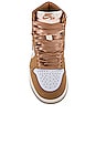 view 4 of 6 Air Jordan 1 Retro Hi Og Sneaker in Praline & White