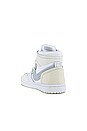 view 3 of 6 Air Jordan 1 Mm High Sneaker in White, Pure Platinum, Sail, & Coconut Milk