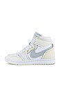 view 5 of 6 Air Jordan 1 Mm High Sneaker in White, Pure Platinum, Sail, & Coconut Milk
