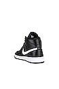 view 3 of 6 SNEAKERS AIR JORDAN 1 MID in Black, White, & Black