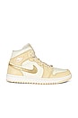 view 1 of 6 SNEAKERS AIR JORDAN 1 MID SE in Pale Vanilla, Metallic Gold, & Coconut Milk