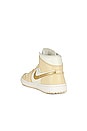 view 3 of 6 Air Jordan 1 Mid Se Sneaker in Pale Vanilla, Metallic Gold, & Coconut Milk