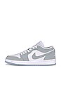view 5 of 6 SNEAKERS AIR JORDAN 1 LOW in White, Wolf Grey, & Aluminum